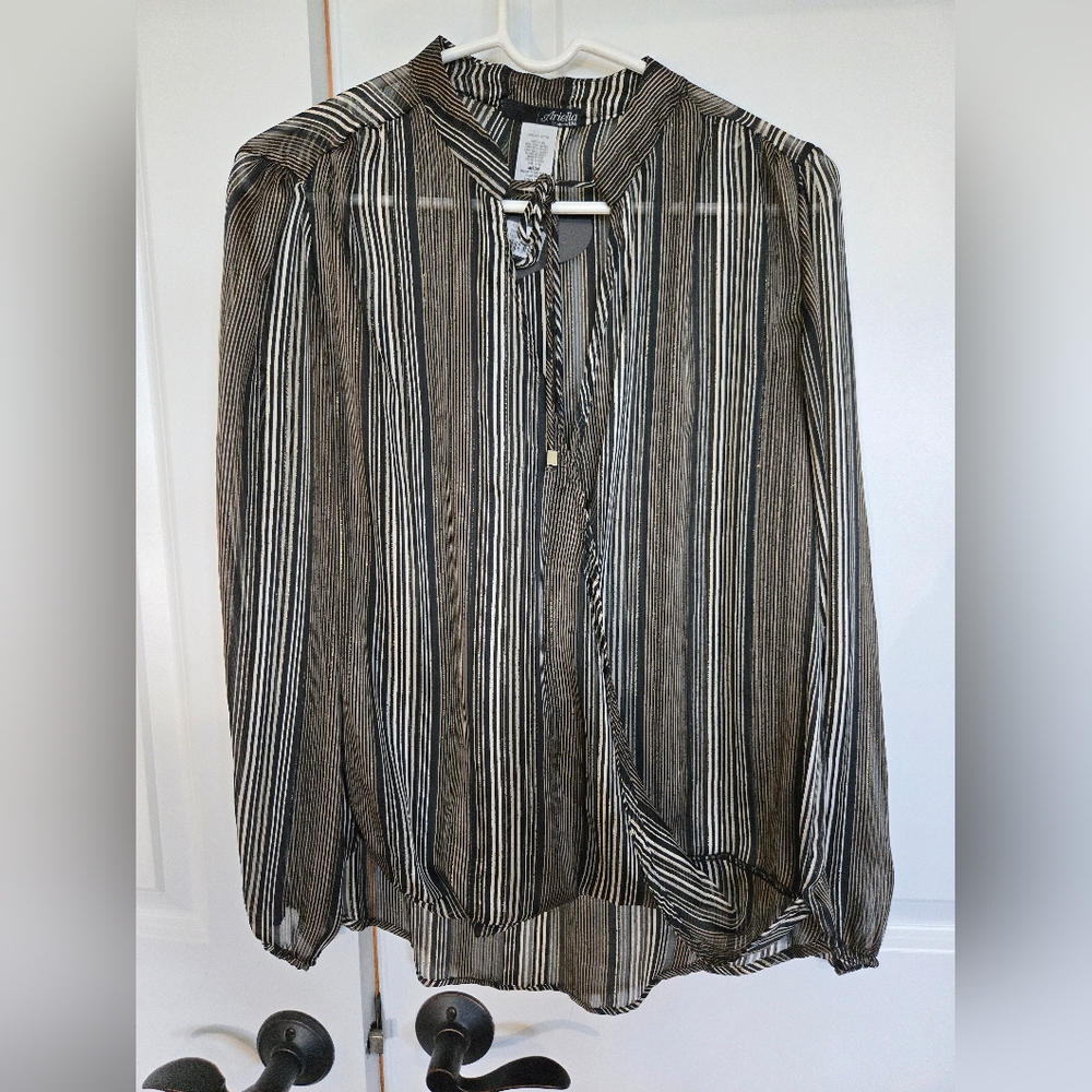 NWT Ariella surplice blouse